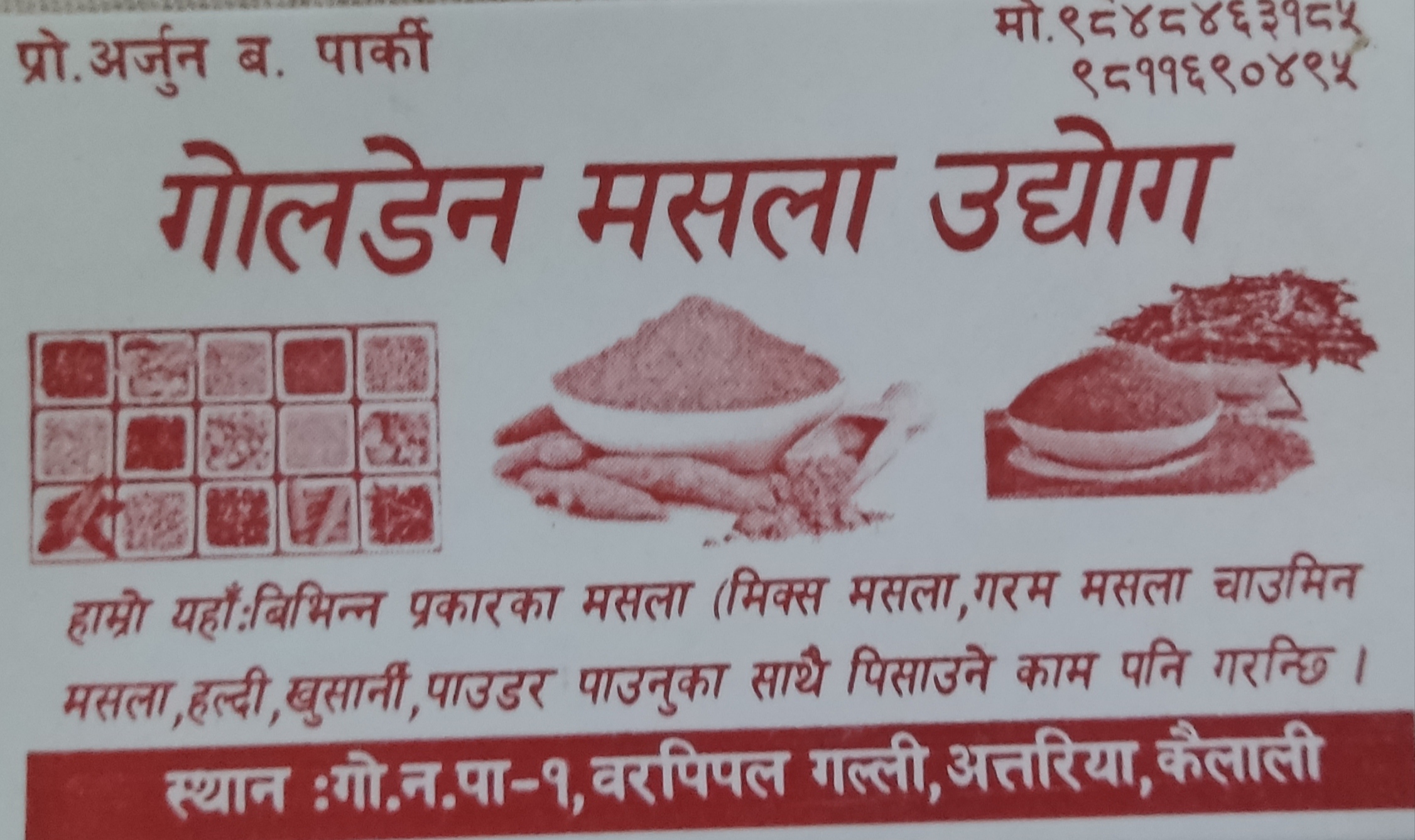 गोल्डेन मसला